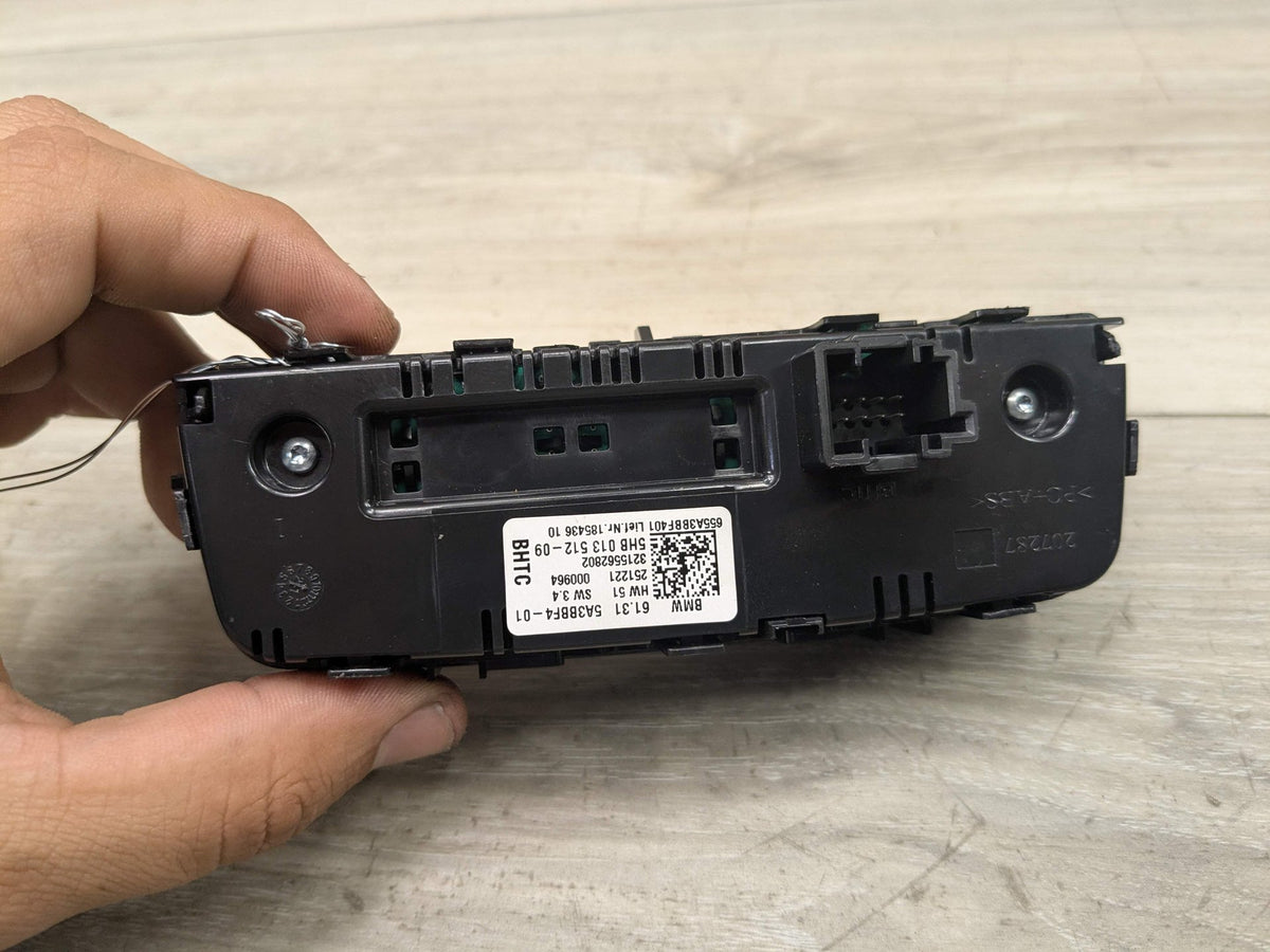 19-25 OEM BMW G20 G22 G23 G26 G42 AC Rear Heater Climate Control Switch Panel
