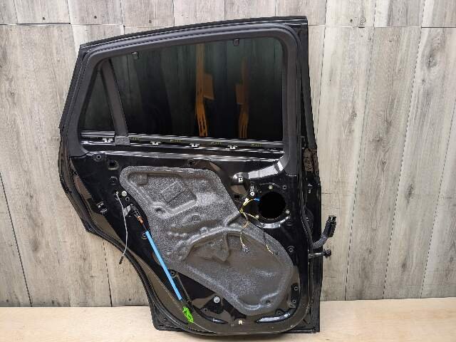 *15-19 OEM BMW F16 X6 F86 X6M Rear Left Driver Door Shell Panel Black 475