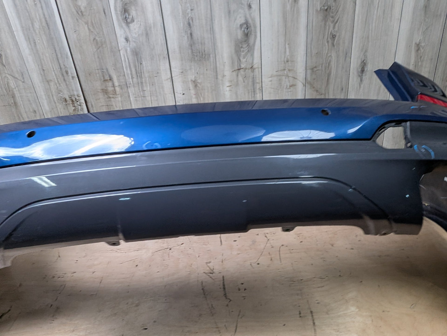 2018-2024 BMW X3 G01 Rear Bumper Cover Blue C1M