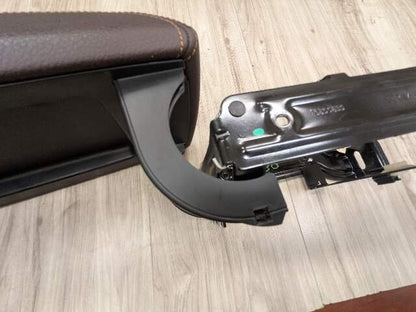 OEM BMW F25 F26 X3 X4 Front Center Console Armrest Arm Rest w/ Bracket Mocha