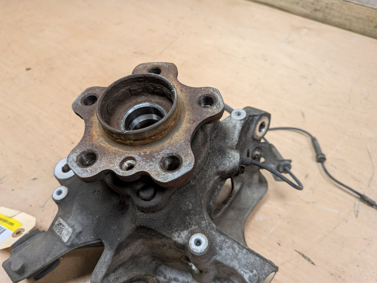 2016-2022 BMW 750i G12 Rear Left Driver Spindle Knuckle w/ Bearing 6861135 OEM