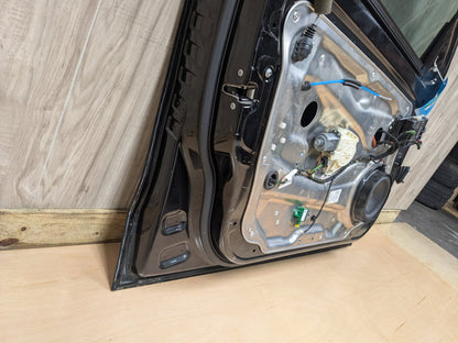 10-16 OEM Mercedes W212 E350 E400 E550 Front Left Driver Door Shell Panel Black 197 (Obsidian black- Metallic finish)