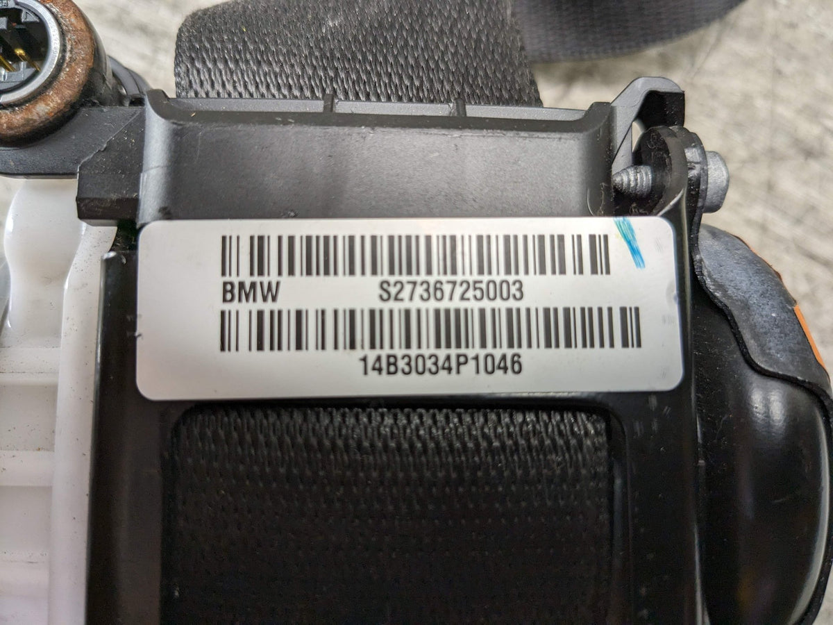 OEM BMW F25 X3 F26 X4 Front Right Passenger Seat Belt Seatbelt Retractor Black