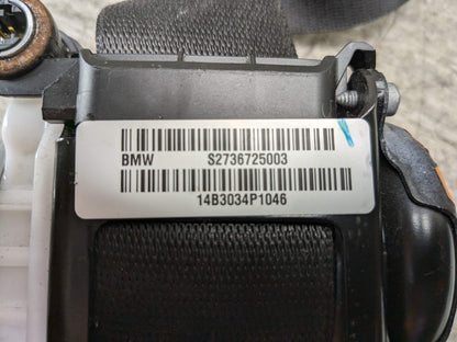 OEM BMW F25 X3 F26 X4 Front Right Passenger Seat Belt Seatbelt Retractor Black