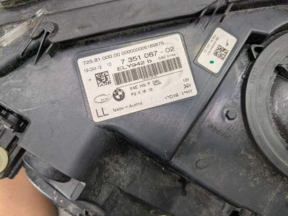 13-15 OEM BMW F01 F02 740 750 760 Left Driver Adaptive Xenon Headlight w Modules