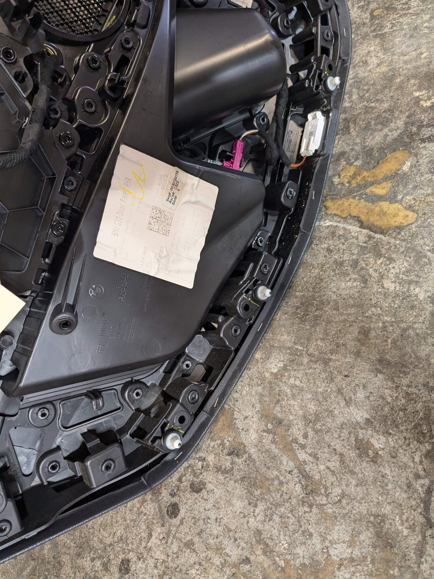 2021 BMW 330i G20- Rear Right Passenger Interior Door Panel Card