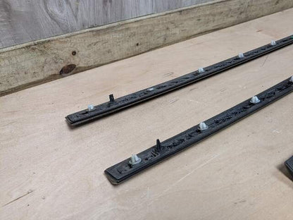 OEM BMW G12 740 750 M760 Lower Left Right Side Door Molding Strip Trim SET Black