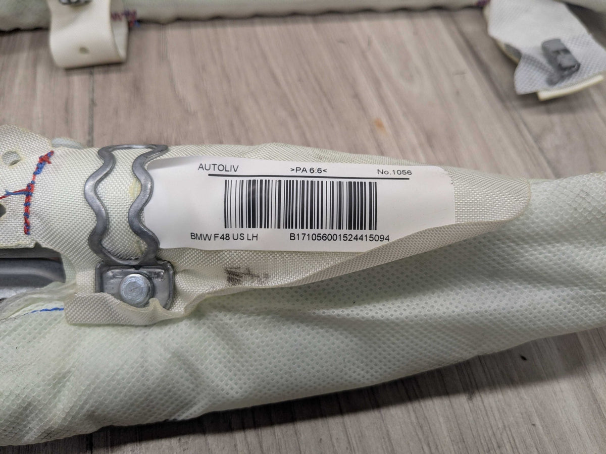 16-22 OEM BMW F48 X1 28i 28iX Left Driver Top Roof Head Air Bag Airbag Curtain