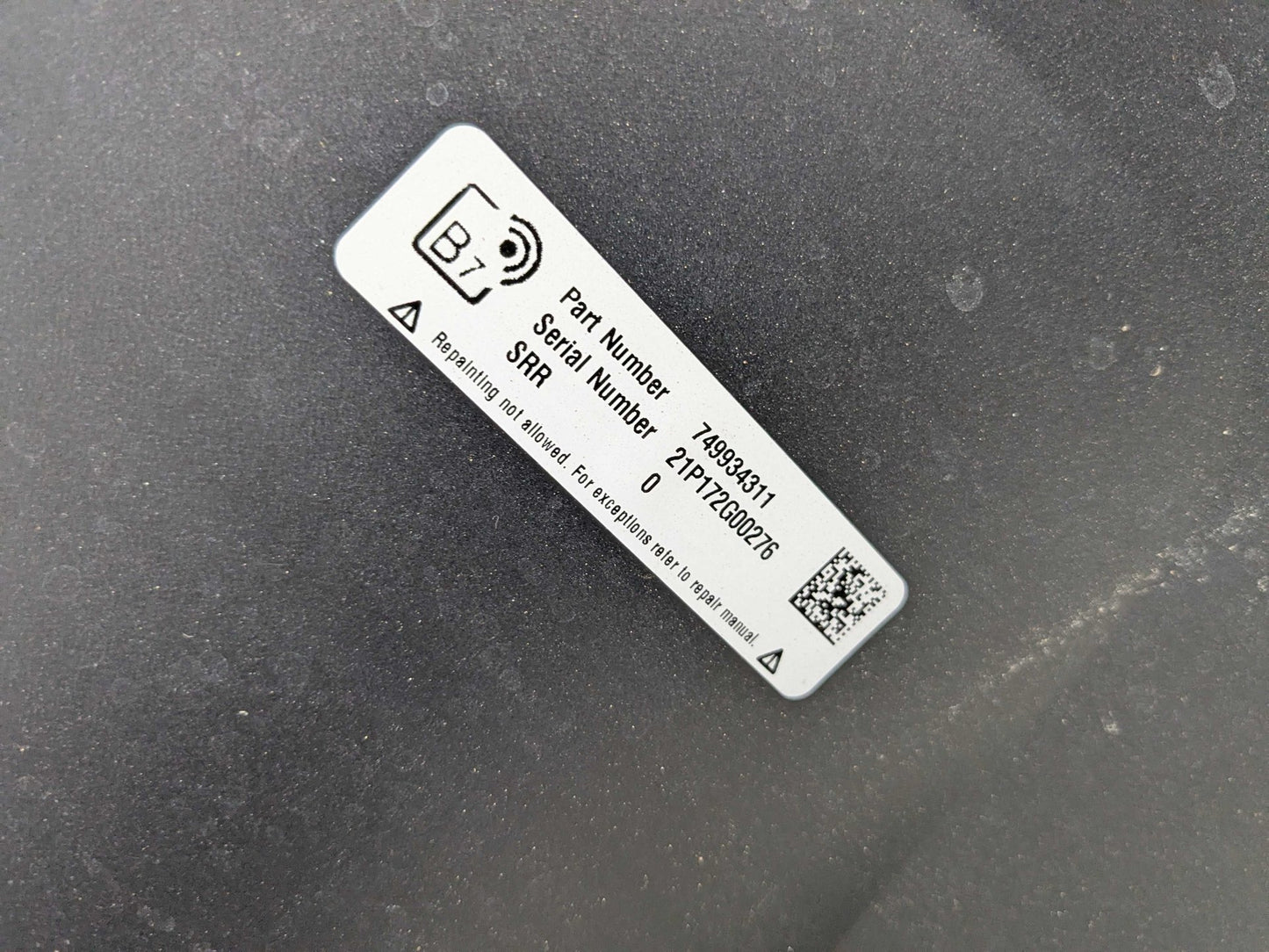 19-23 OEM BMW G05 X5 Rear Left Driver Side Bumper Cover Assembly Gray C27 ARKTIKGRAU BRILLANTEFFEKT (C27)