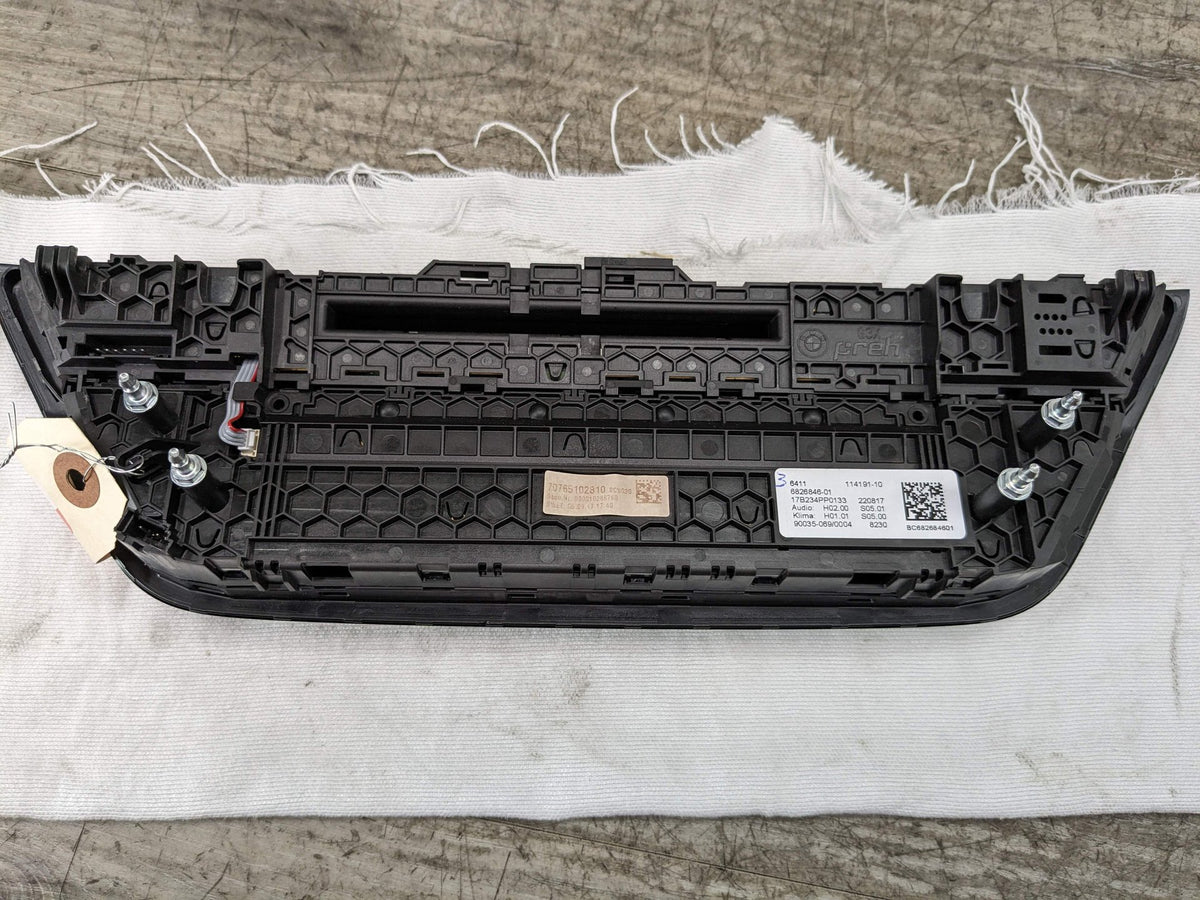17-20 OEM BMW F90 M5 G30 AC Switch Heater Control Panel Radio Media Buttons
