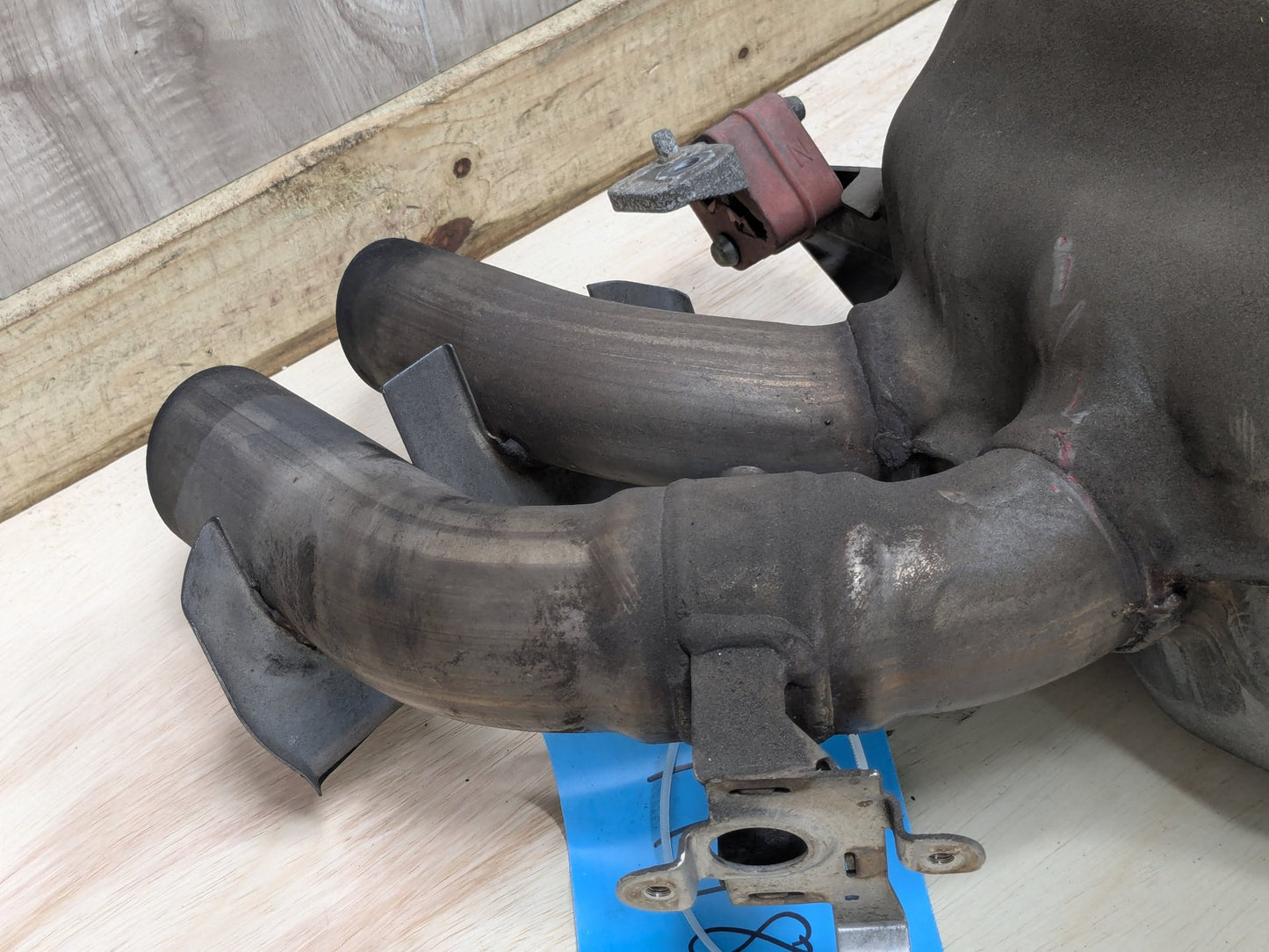 16-19 OEM BMW G11 G12 750i 750iX Engine N63R Rear Exhaust Pipe Muffler M SPORT