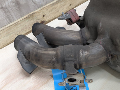 16-19 OEM BMW G11 G12 750i 750iX Engine N63R Rear Exhaust Pipe Muffler M SPORT