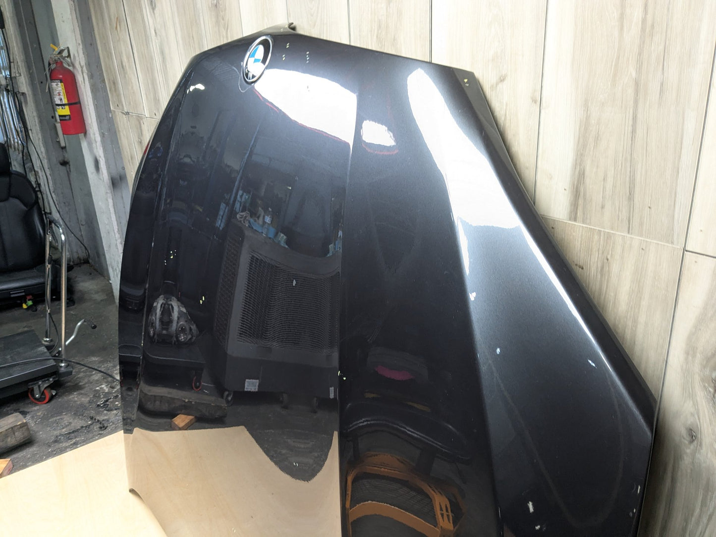 14-19 OEM BMW F15 F16 F85 F86 X5 X6 X5M X6M Hood Bonnet Panel Grey A90 SOPHISTOGRAU BRILLANTEFFEKT METALLI (A90)