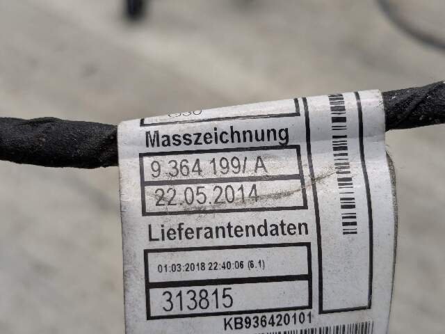 OEM BMW F90 M5 G30 Rear Parking Distance Sonic Harness Wire w/ PDC