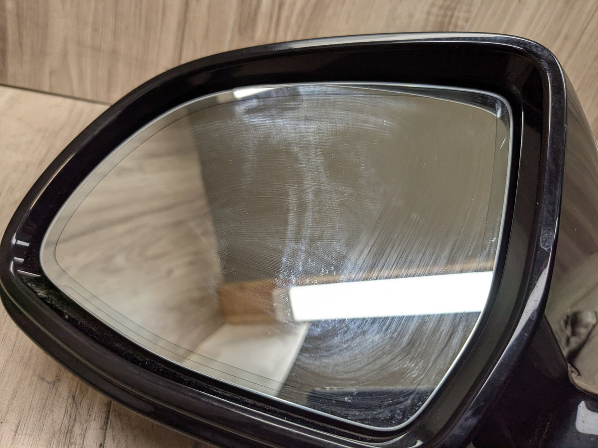 18-24 OEM BMW G01 X3 Left Driver Side Mirror Heated Memory Auto Dip SHADOW GLOSS