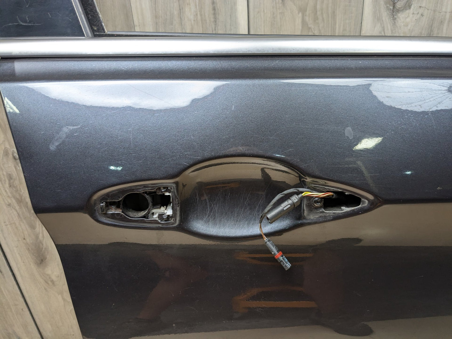 *15-19 OEM BMW F16 X6 F86 X6M Front Right Passenger Door Shell Panel Grey A90 SOPHISTOGRAU BRILLANTEFFEKT METALLI (A90)
