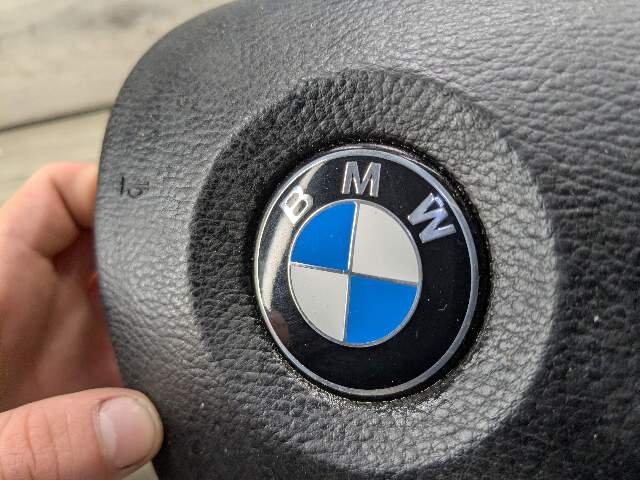 OEM BMW F15 F25 F26 X3 X4 Front Driver SPORT Steering Wheel Airbag Air Bag Black