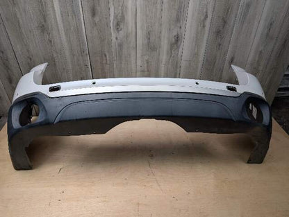 *14-18 OEM BMW F15 X5 Rear Bumper Cover PDC Holes w/ Diffuser N55 N57 White