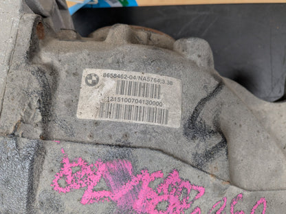2016 BMW X3 Rear Axle Carrier Differential 57377k 8658462
