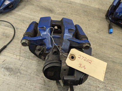 2020 BMW M340i G20 Front Rear Left Right Brake Caliper SET 6891236 OEM BMW G20 G22 G23 M240 M340 M440 Front Rear Left Right Brake Calipers Blue SET