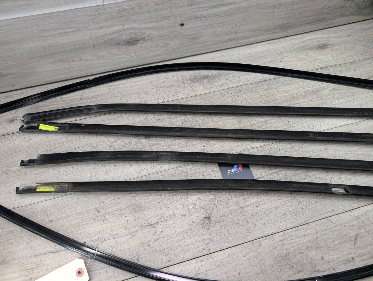 *11-17 OEM BMW F25 X3 SHADOW GLOSS Front Rear Left Right Door Trim SET (6)