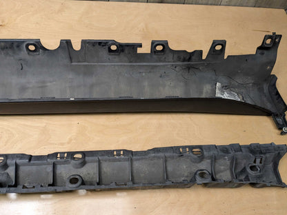 *14-18 OEM BMW F15 X5 Right Passenger Side Skirt Rocker Panel Molding w/ Bracket