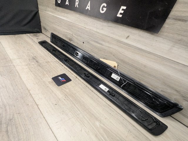 19-24 OEM BMW G23 M SPORT Front Left Right Door Sill Plate Molding Trim PAIR