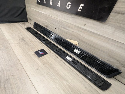 19-24 OEM BMW G23 M SPORT Front Left Right Door Sill Plate Molding Trim PAIR