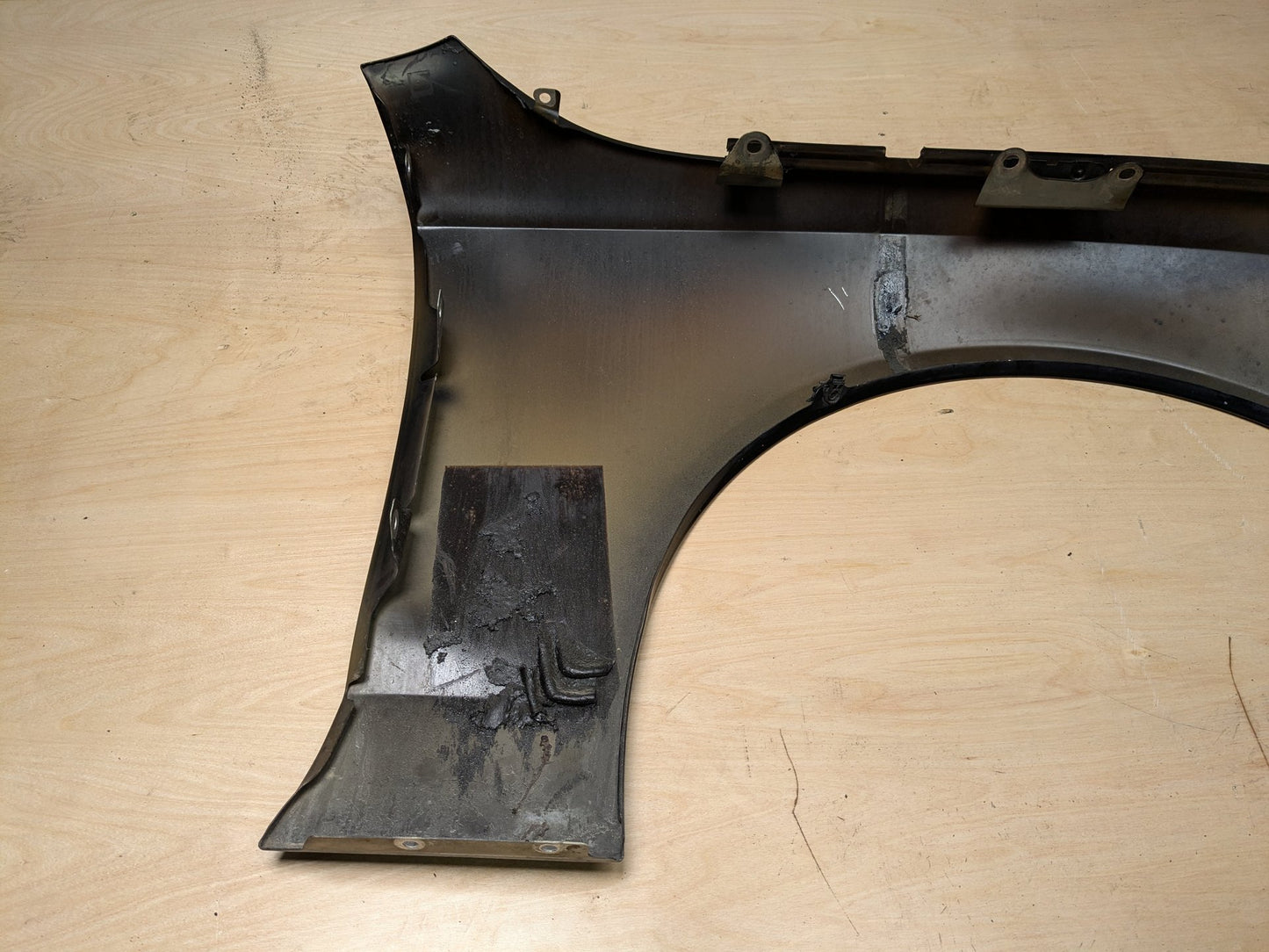 *08-17 OEM AUDI A5 S5 Front Left Driver Side Fender Panel Supercharged Black L8/ Z9Y