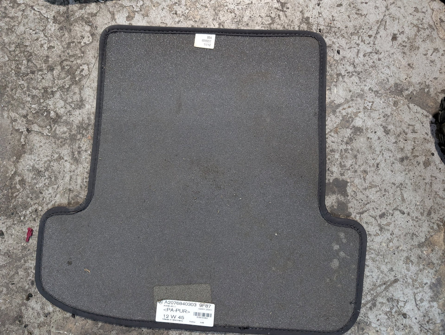 2009-2017 Mercedes-Benz E550 E-Class A207 Front Rear Left Right Mat Carpet Floor Mats SET A2076800648