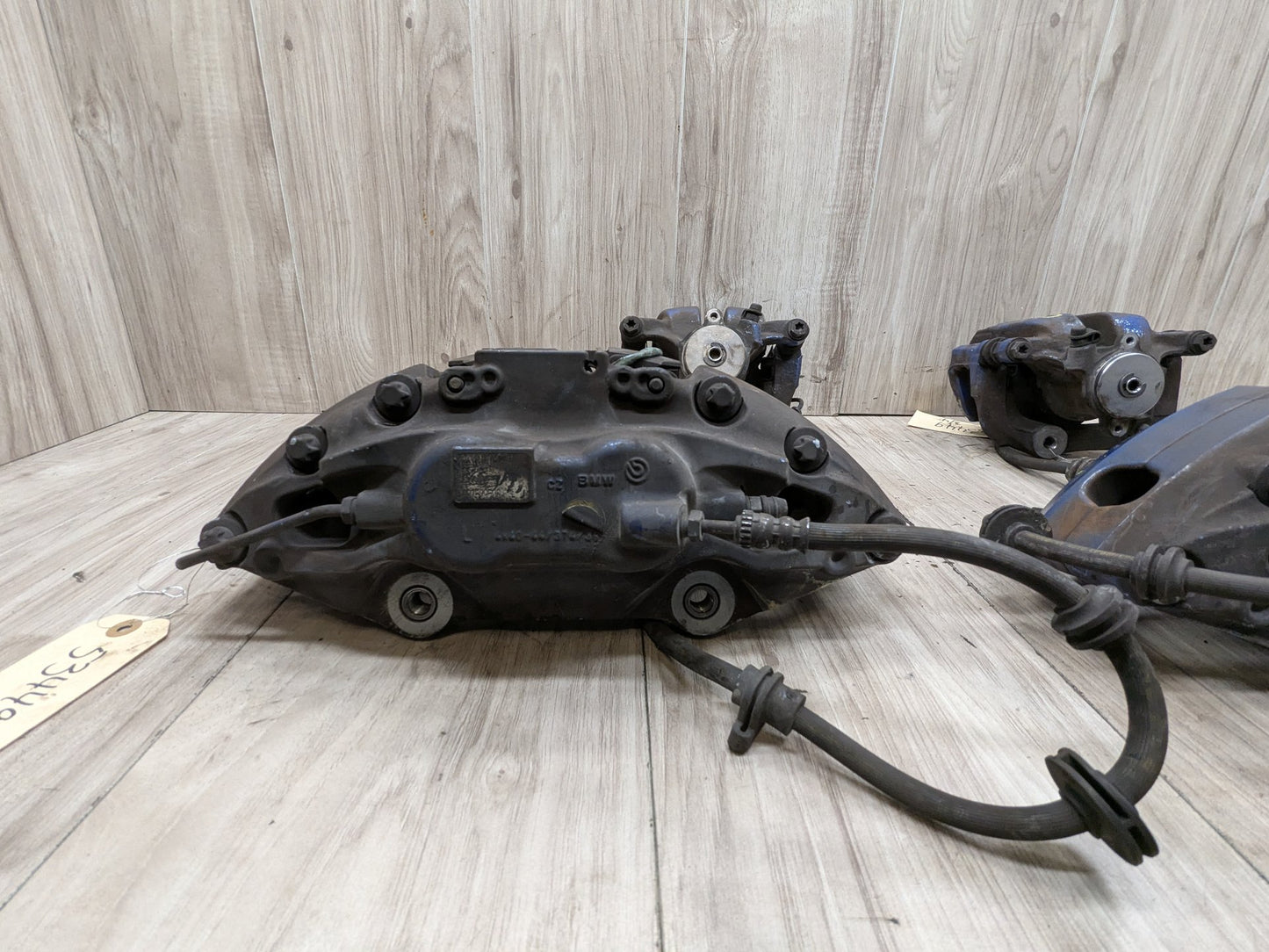 17-23 OEM BMW G30 540 M550 Front Rear Left Right Brake M SPORT Calipers SET Blue