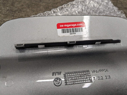14-18 F15 X5 F85 X5M Rear Fuel Gas Tank Flap Filler Lid Cover Cap Blue*