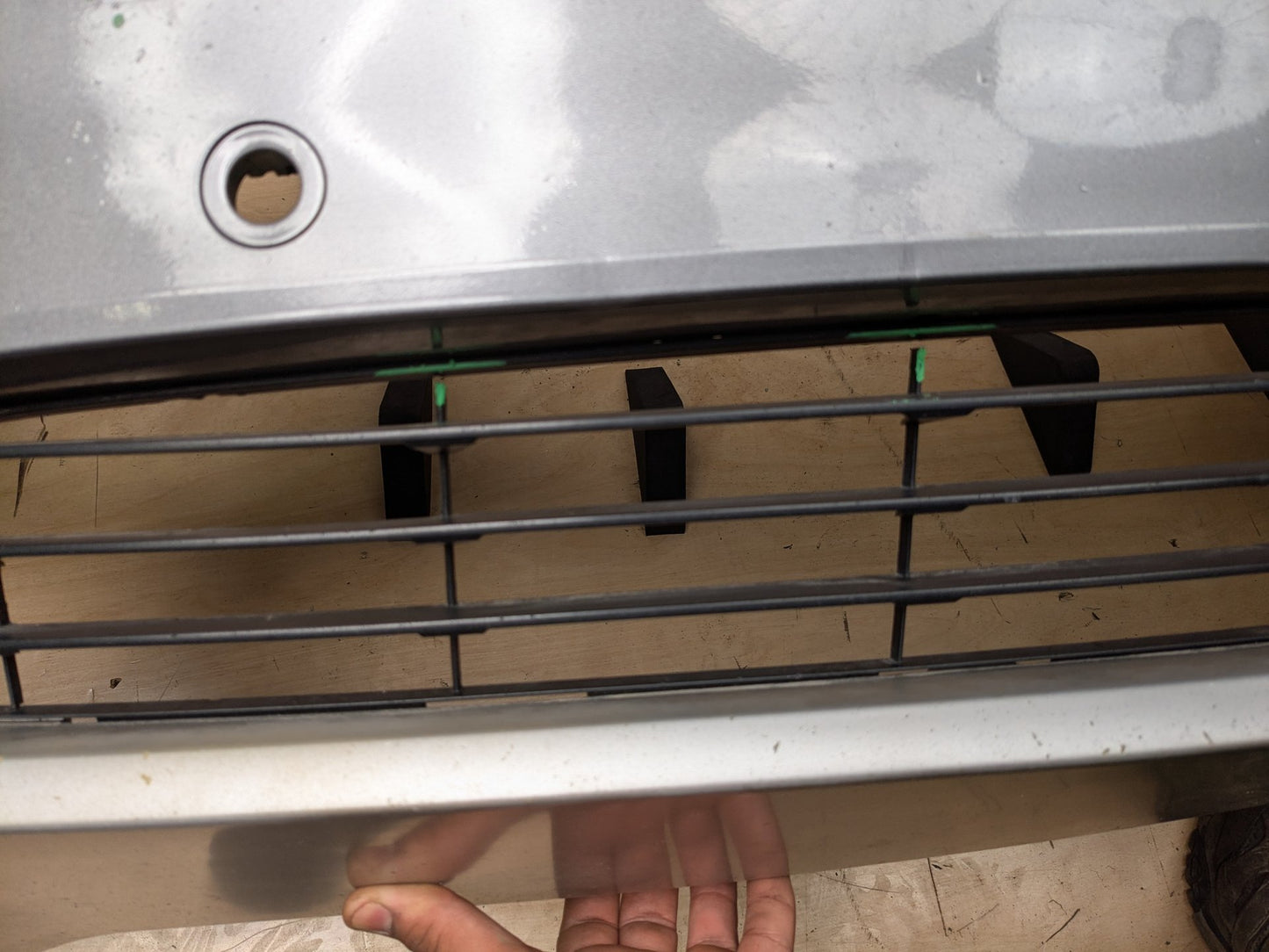 14-18 OEM BMW F15 X5 BASE Front Bumper Cover w/ Upper Grilles Gray A52 SPACEGRAU METALLIC (A52)