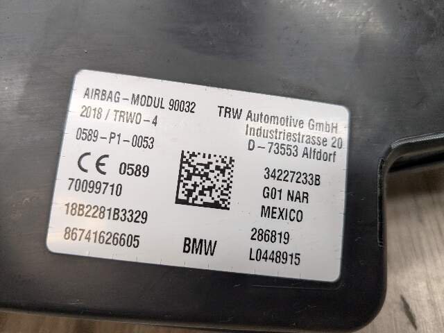 OEM BMW F97 F98 G01 G02 X3 X4 X3M X4M Front Right Passenger Seat Air Bag Airbag