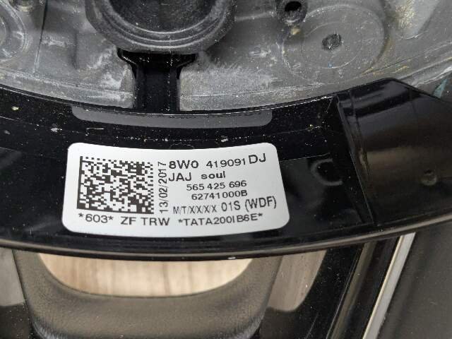 2018 Audi S5 B9 Steering Wheel Assembly 8W0419091