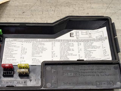 1996 - 2003 BMW Z3 E36 Front Power Distribution Fuse Box 1387590 M54B25O0
