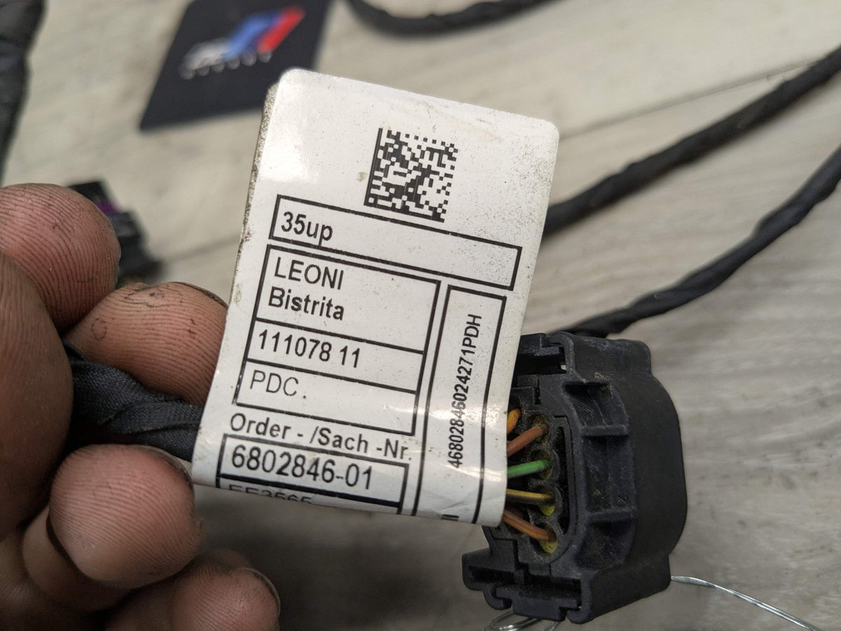16-19 OEM BMW G11 G12 750 Rear Parking Distance Sensor PDC Wire Wiring Harness