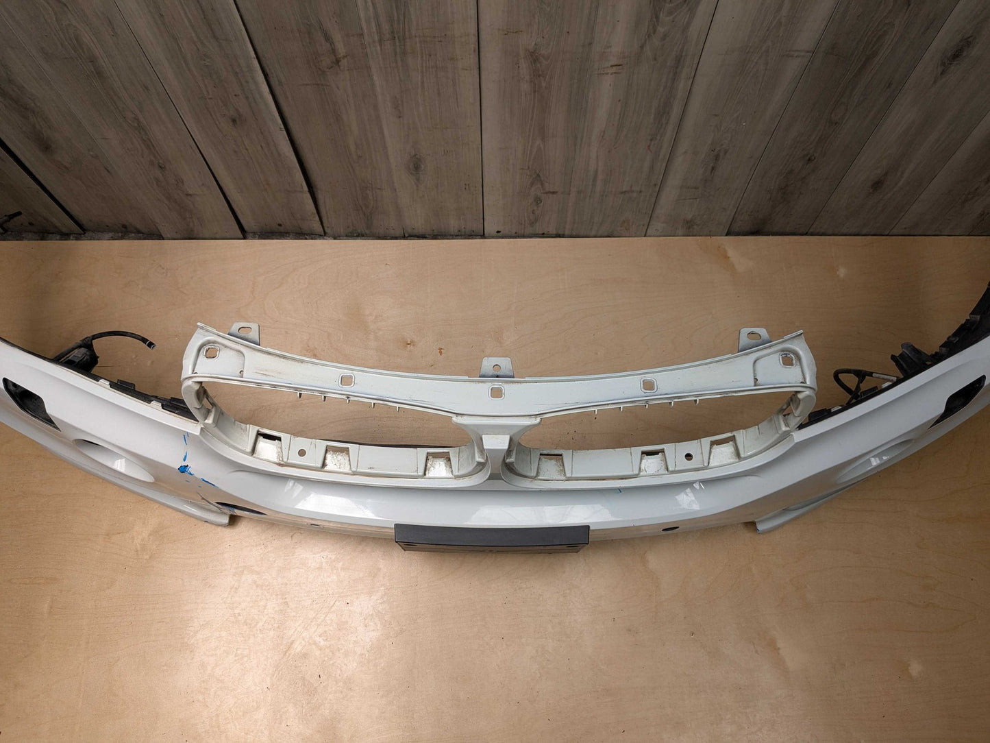 NOTE* 14-18 OEM BMW F15 X5 Front Bumper Cover Panel White 300 White ALPINWEISS III (300)