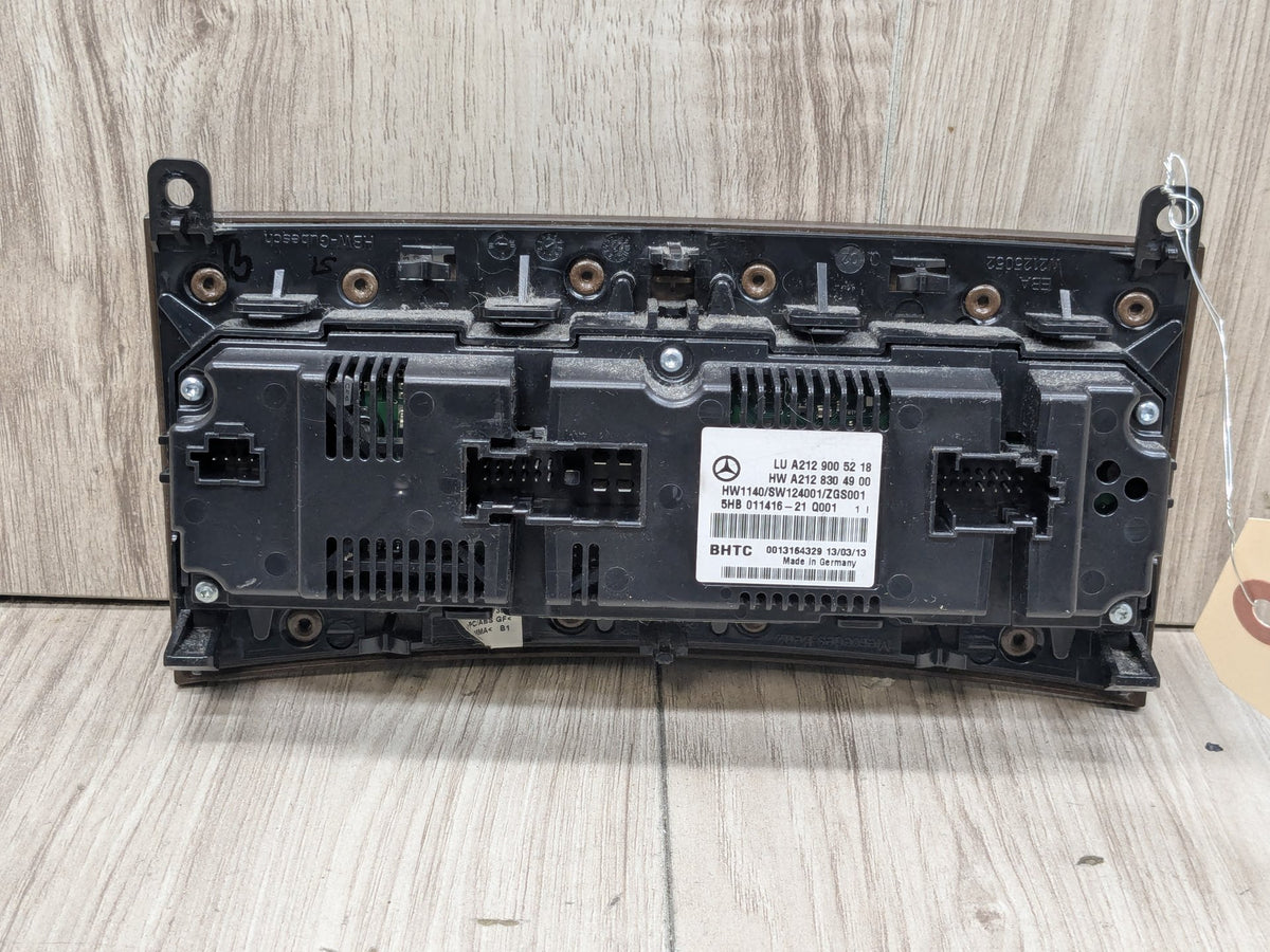 OEM Mercedes W207 W212 E350 E550 A/C Climate Heater Control Radio Media Switch