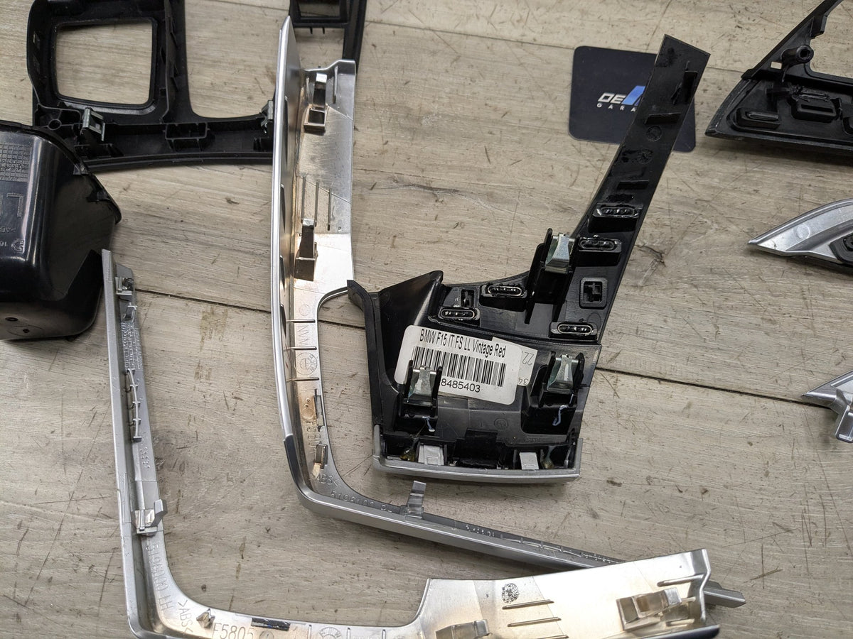 2016 BMW X6 F16 - Front Rear Left Right Interior Trim SET PN: 9284856