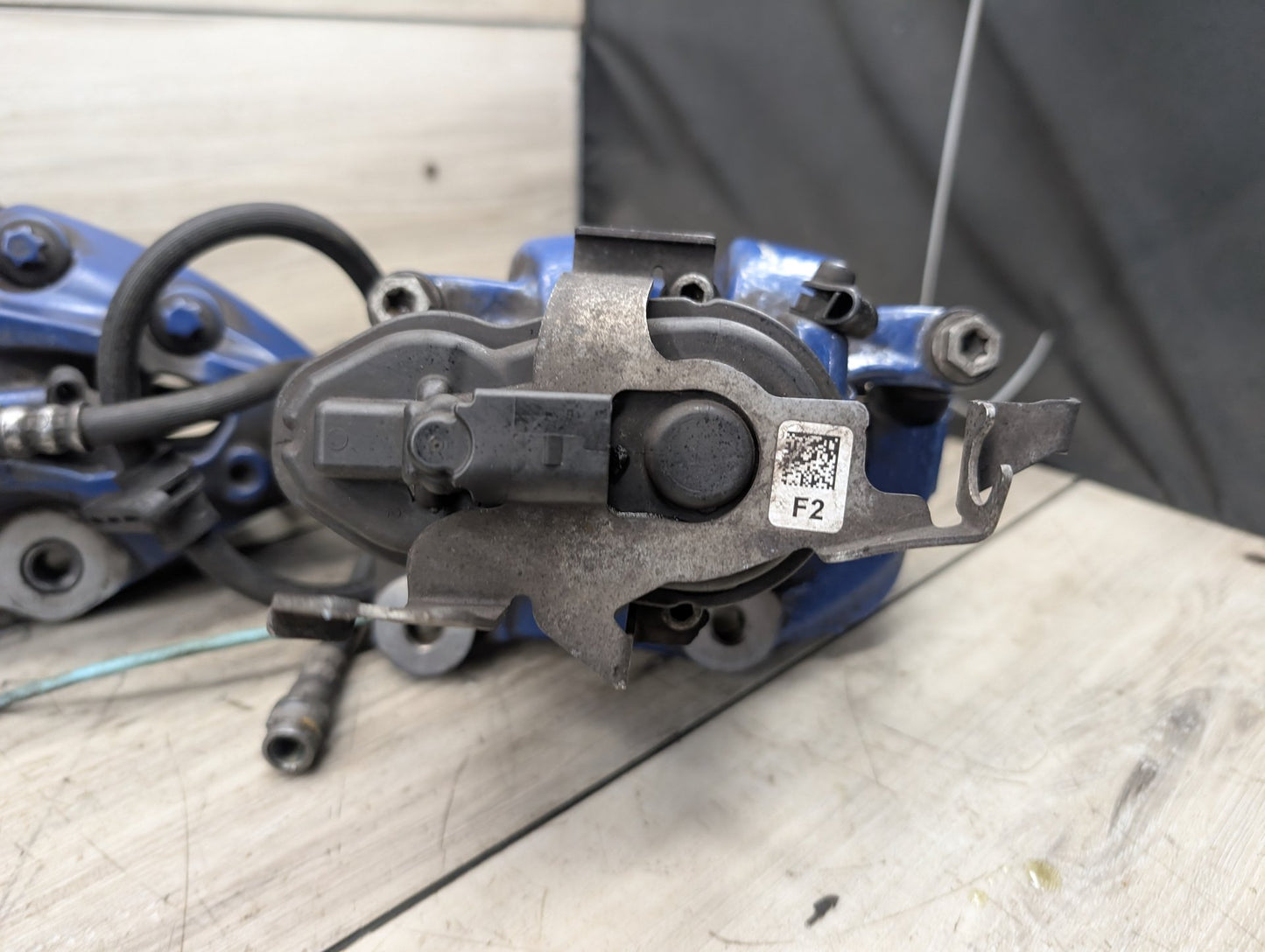 17-23 OEM BMW G30 540 M550 Front Rear Left Right Brake M SPORT Calipers SET Blue