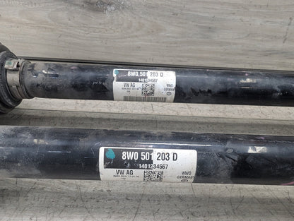 2017 Audi A4 B9 Rear Left or Right Half Shaft Output CV Axle 0 OEM AUDI A4 A5 Quattro Rear Left Right Driver Passenger Half Shaft CV Axle PAIR