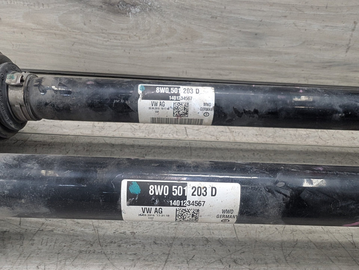 2017 Audi A4 B9 Rear Left or Right Half Shaft Output CV Axle 8W0501203D OEM AUDI A4 A5 Quattro Rear Left Right Driver Passenger Half Shaft CV Axle PAIR OEM