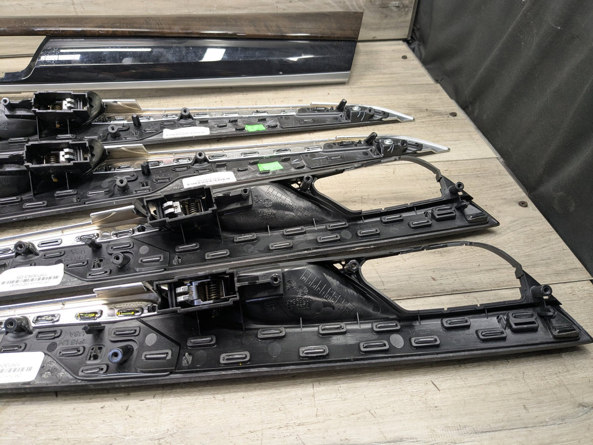 2014 BMW X5 F15 - Front Rear Left Right Interior Trim SET PN: 7292182
