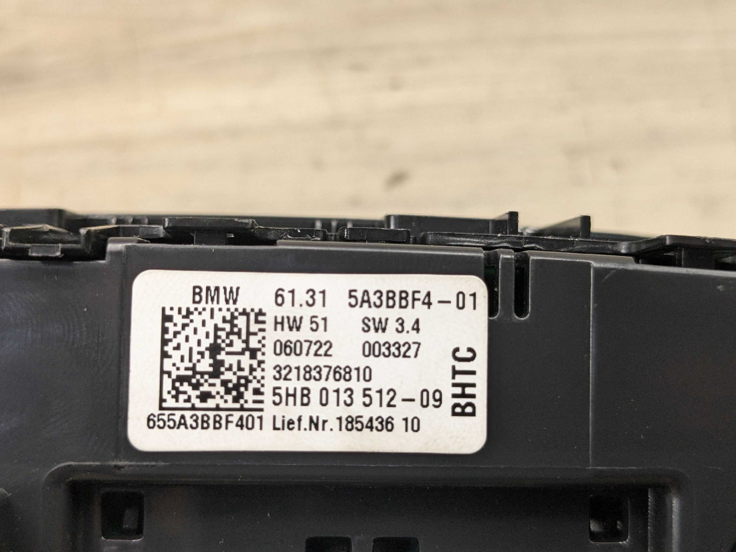 OEM BMW G20 G22 G23 G26 G42 G80 G82 AC Rear Heater Climate Control Switch Panel