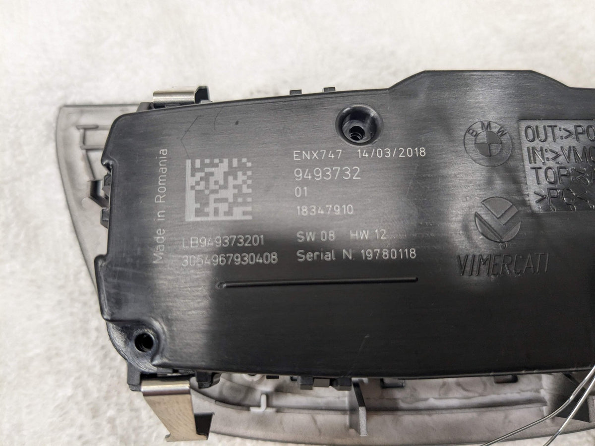 17-20 OEM BMW F90 M5 G30 G32 Headlight Switch Control Panel Light Module BLACK