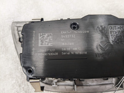17-20 OEM BMW F90 M5 G30 G32 Headlight Switch Control Panel Light Module BLACK