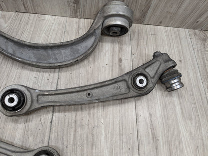 13-17 OEM AUDI A5 S5 Front Right Passenger Upper Lower Control Arm w Tie Rod SET