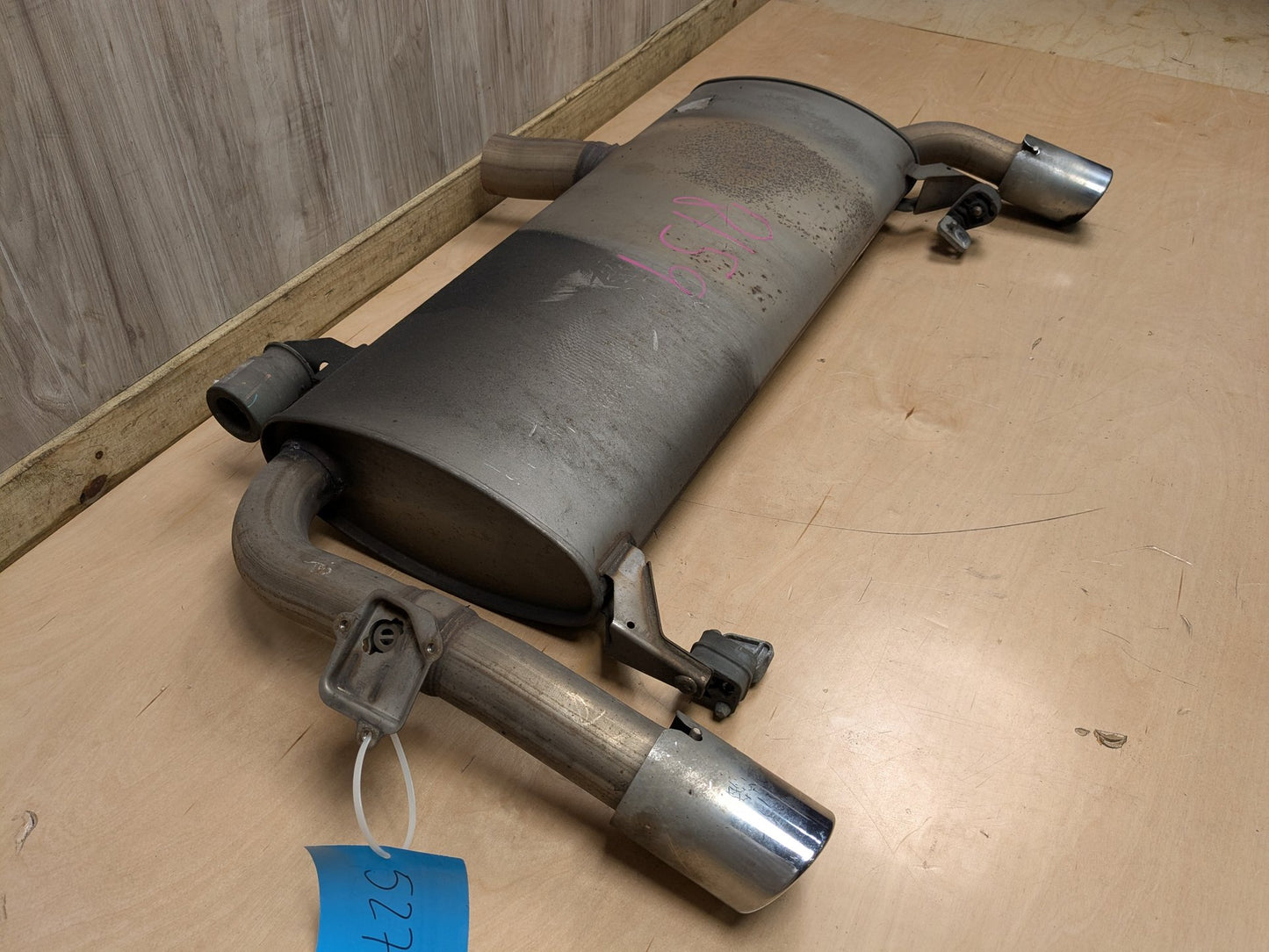 18-21 OEM BMW G01 X3 30i 30iX Engine B46 Rear Muffler Exhaust System w/ Tips