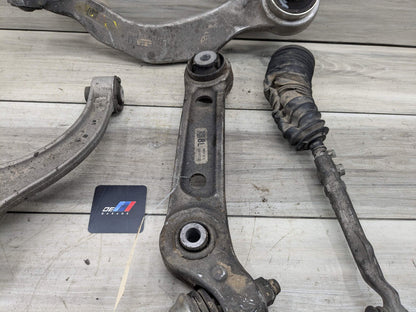 17-23 OEM BMW G30 M550iX Front Left Driver Upper Lower Control Arm Tie Rod SET
